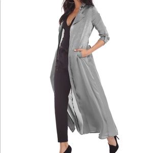 NWT grey Windsor  satin duster